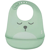 Babador com Cata-migalhas de Silicone Gumy Verde - Buba